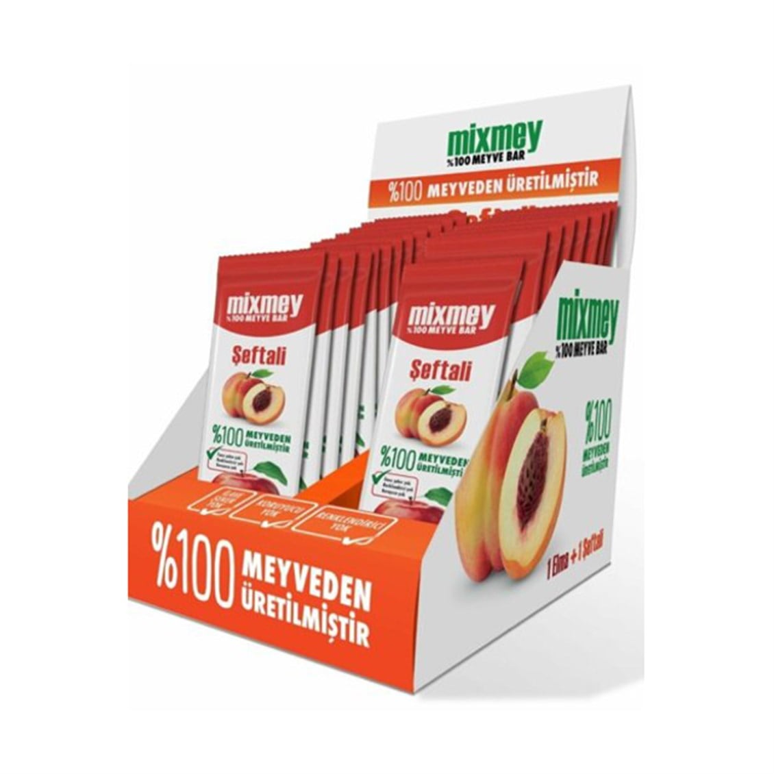 Mixmey Şeftali Meyve Bar 20 Gr