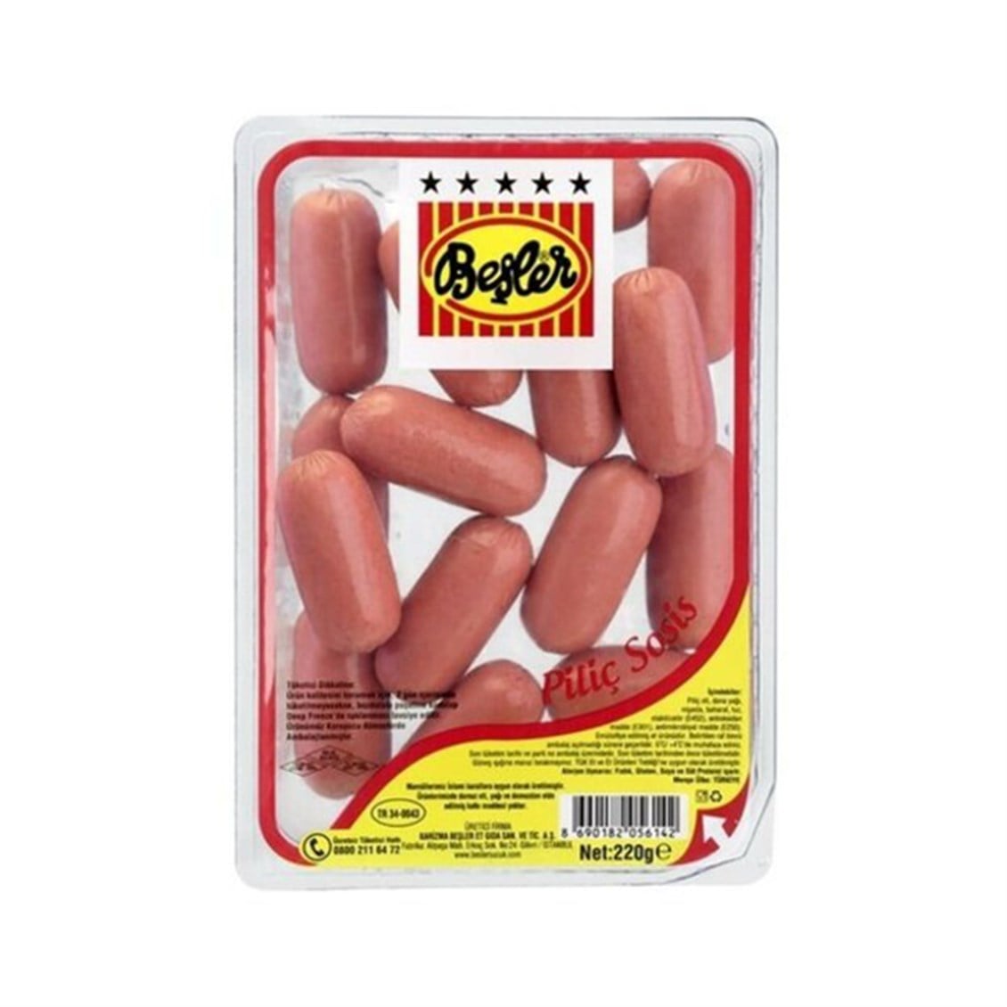 Beşler Piliç Sosis 220 gr