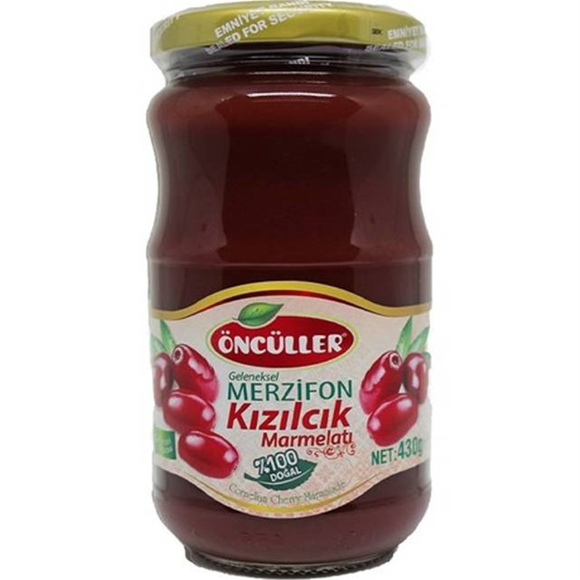 Öncüller Marmelat Kızılcık 630 gr
