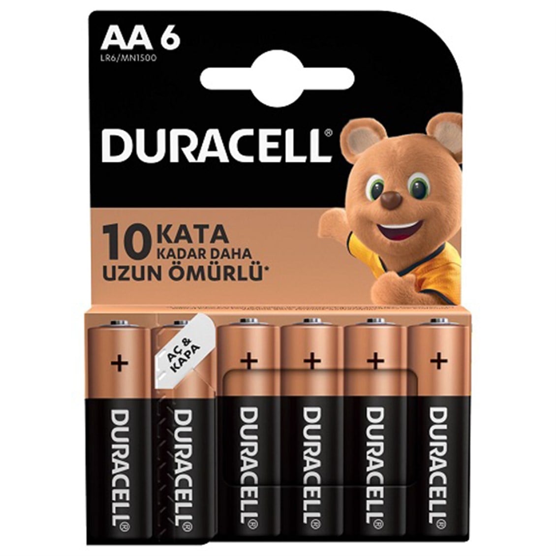 Duracell 6'lı Kalem Pil AA