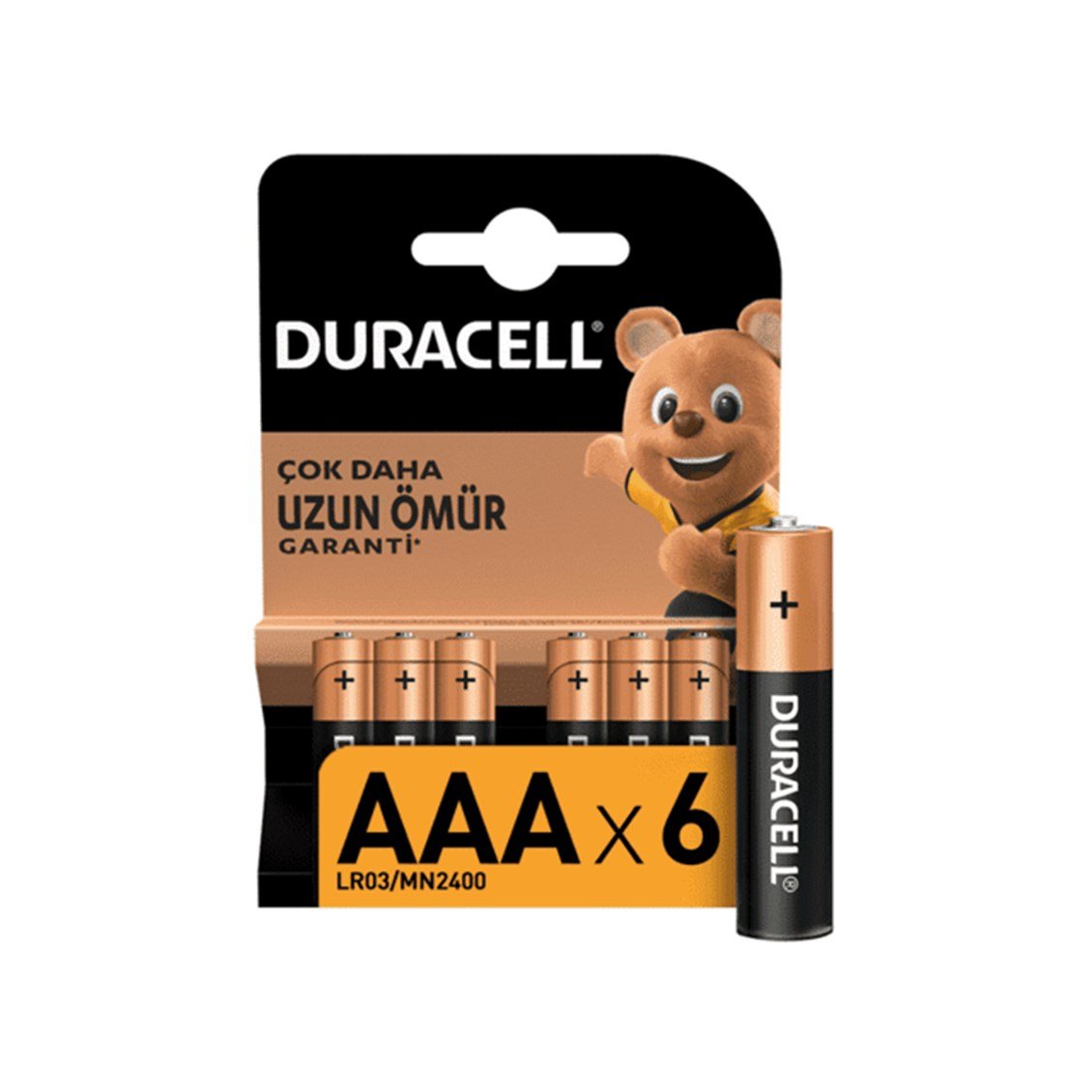 Duracel 6'lı İnce Kalem Pil AAA