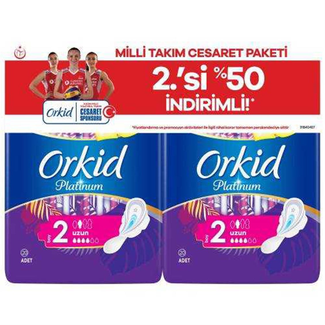 Orkid Platinum 40'lı Uzun Cesaret Paket