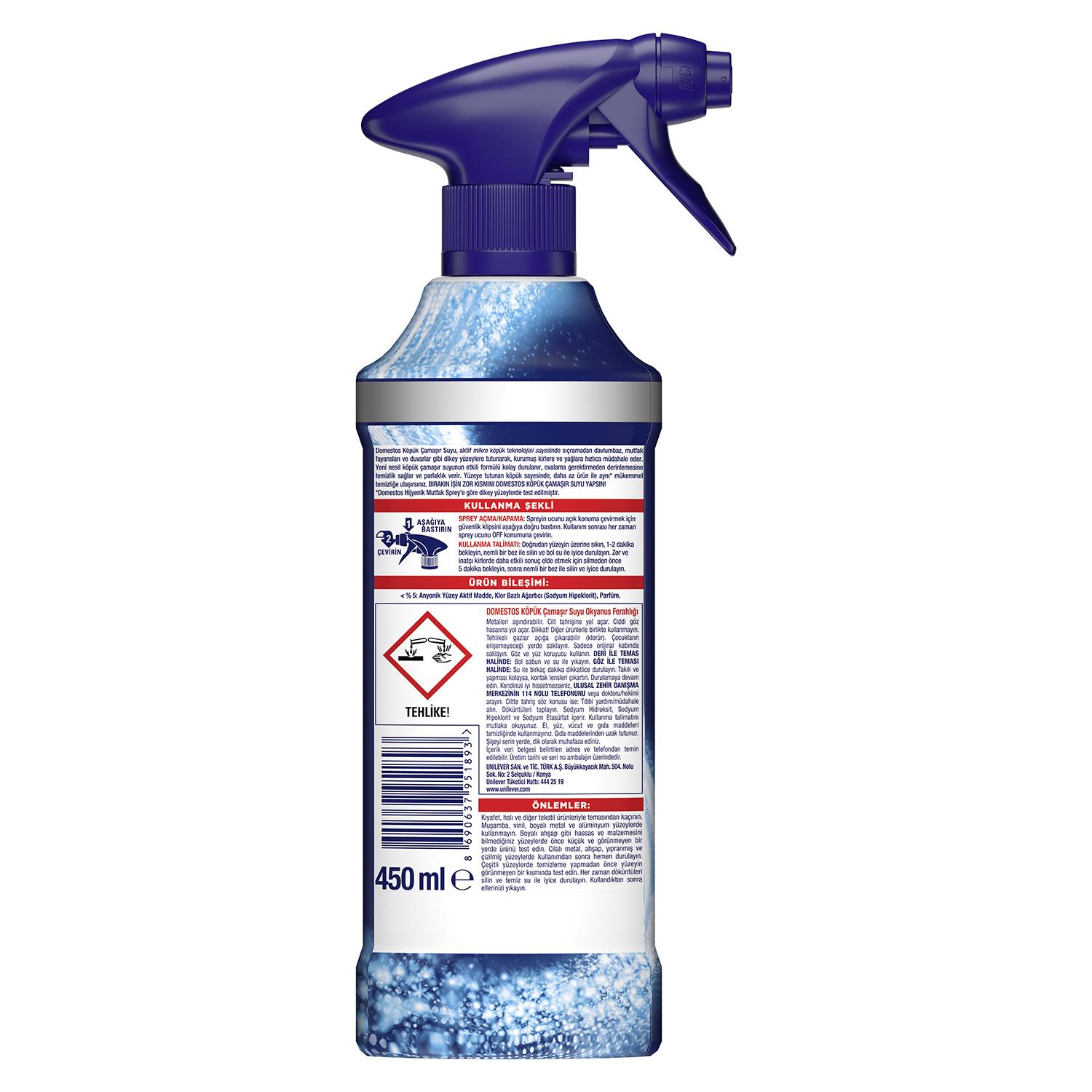 Domestos Hijyenik Köpük Mutfak 450 Ml