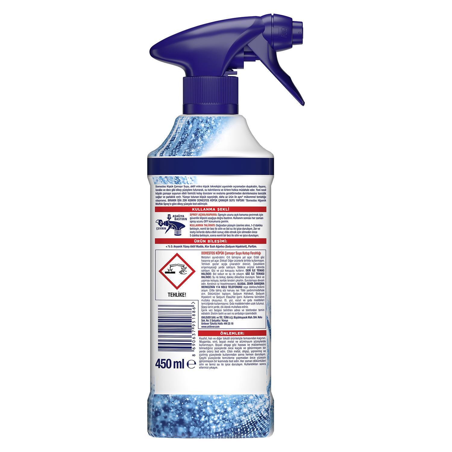 Domestos Hijyenik Köpük Banyo 450 Ml
