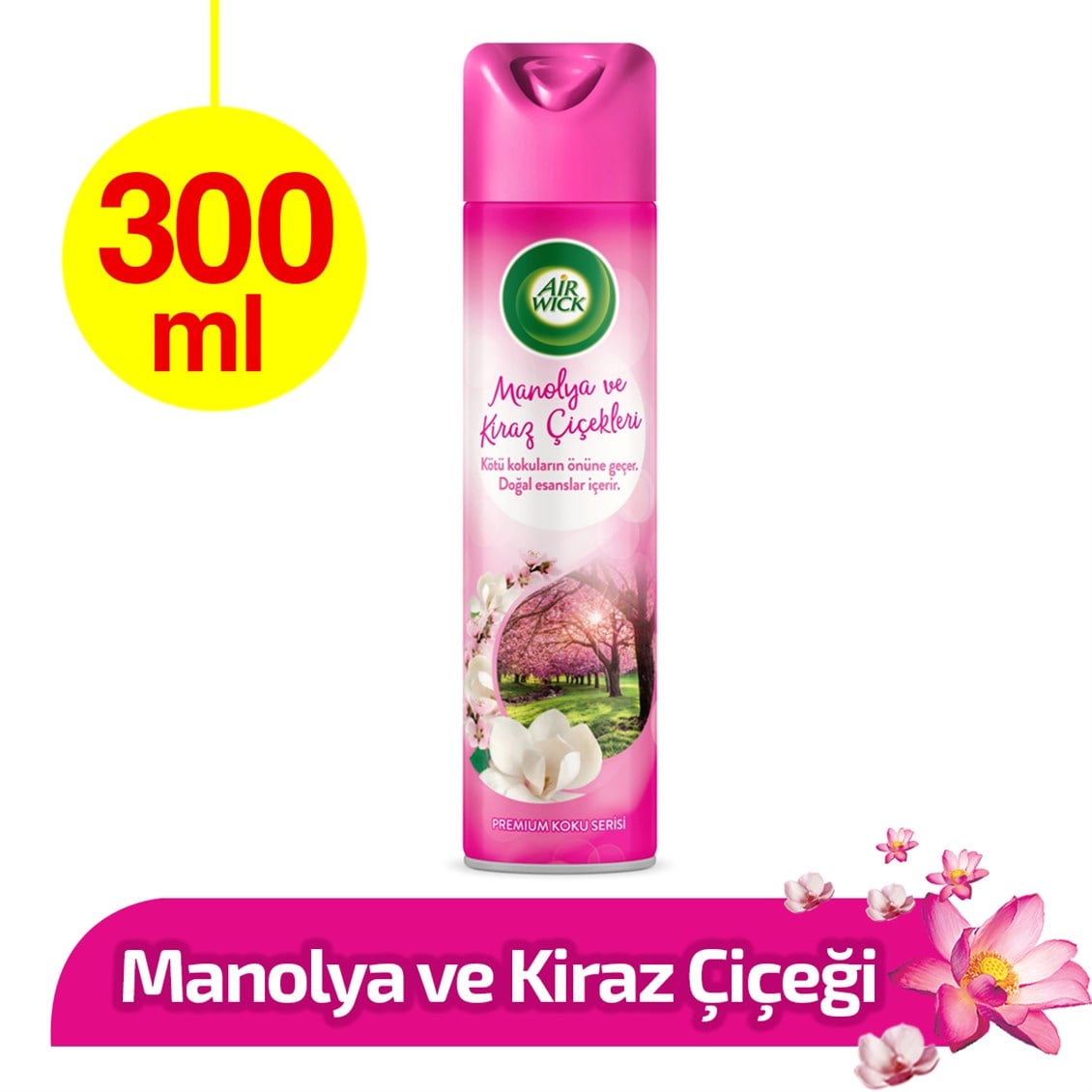 Airwick Aerosol Manolya Kiraz 300  ml