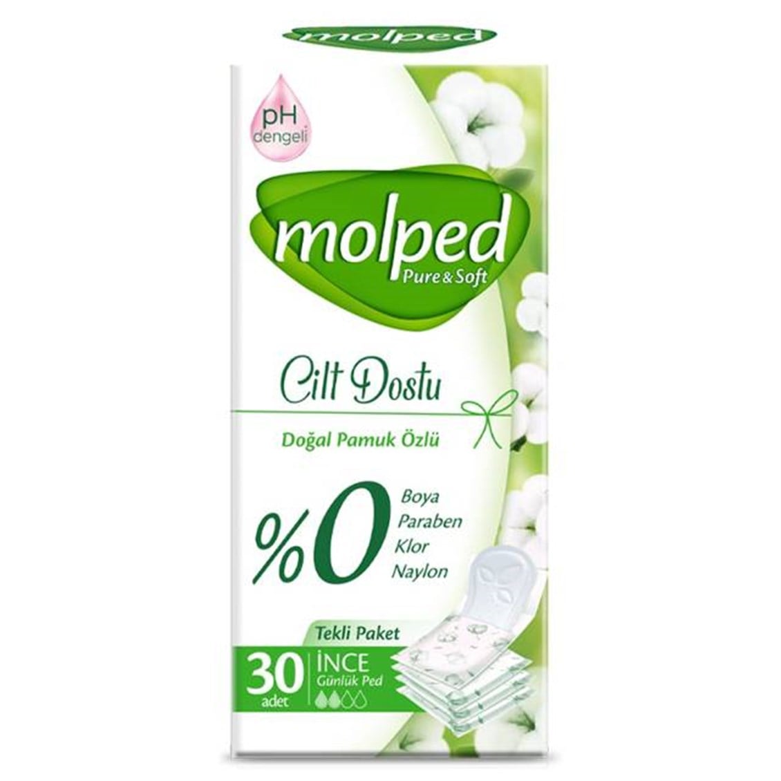 Molped Günlük Püre&Soft Eko İnce Sw 30 lu