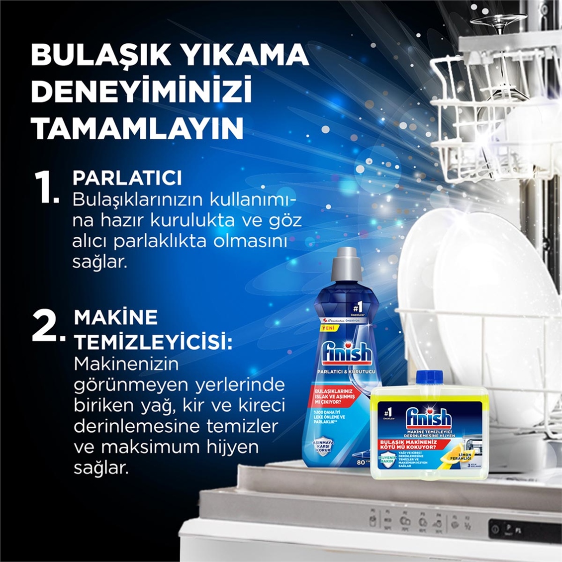 Finish Quantum Max 58 Kapsül Bulaşık Makinesi Deterjanı