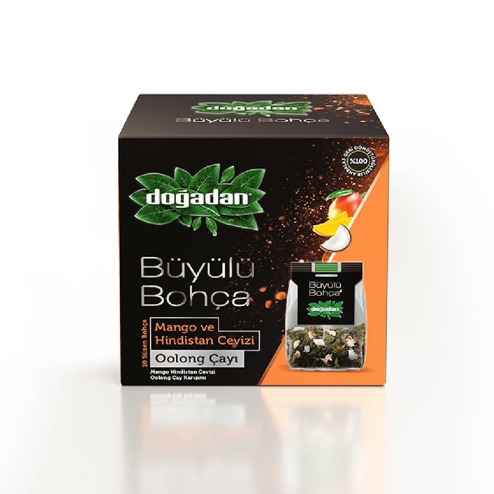 Doğadan Büyülü Bohça Mango Hindistan Cevizi Çay 10 Lu