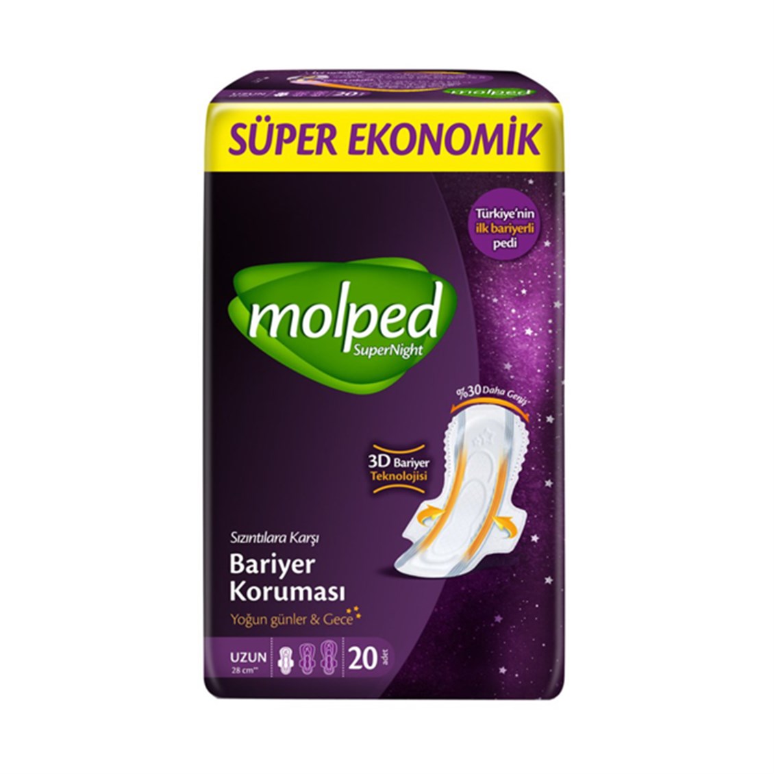 Molped Süpernight Süper Eko Uzun 20 li