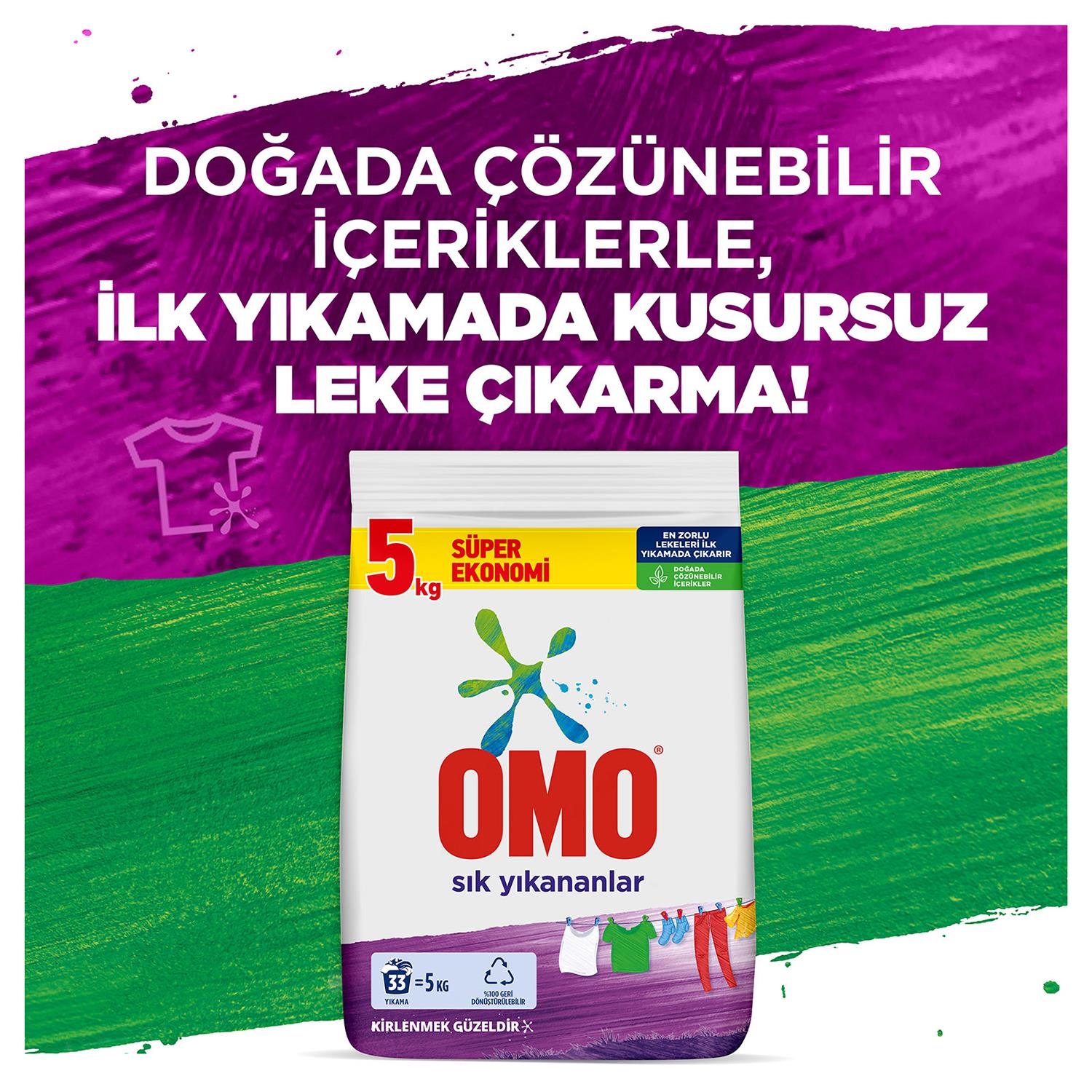 Omo Matik Sık Yıkananlar 5 kg
