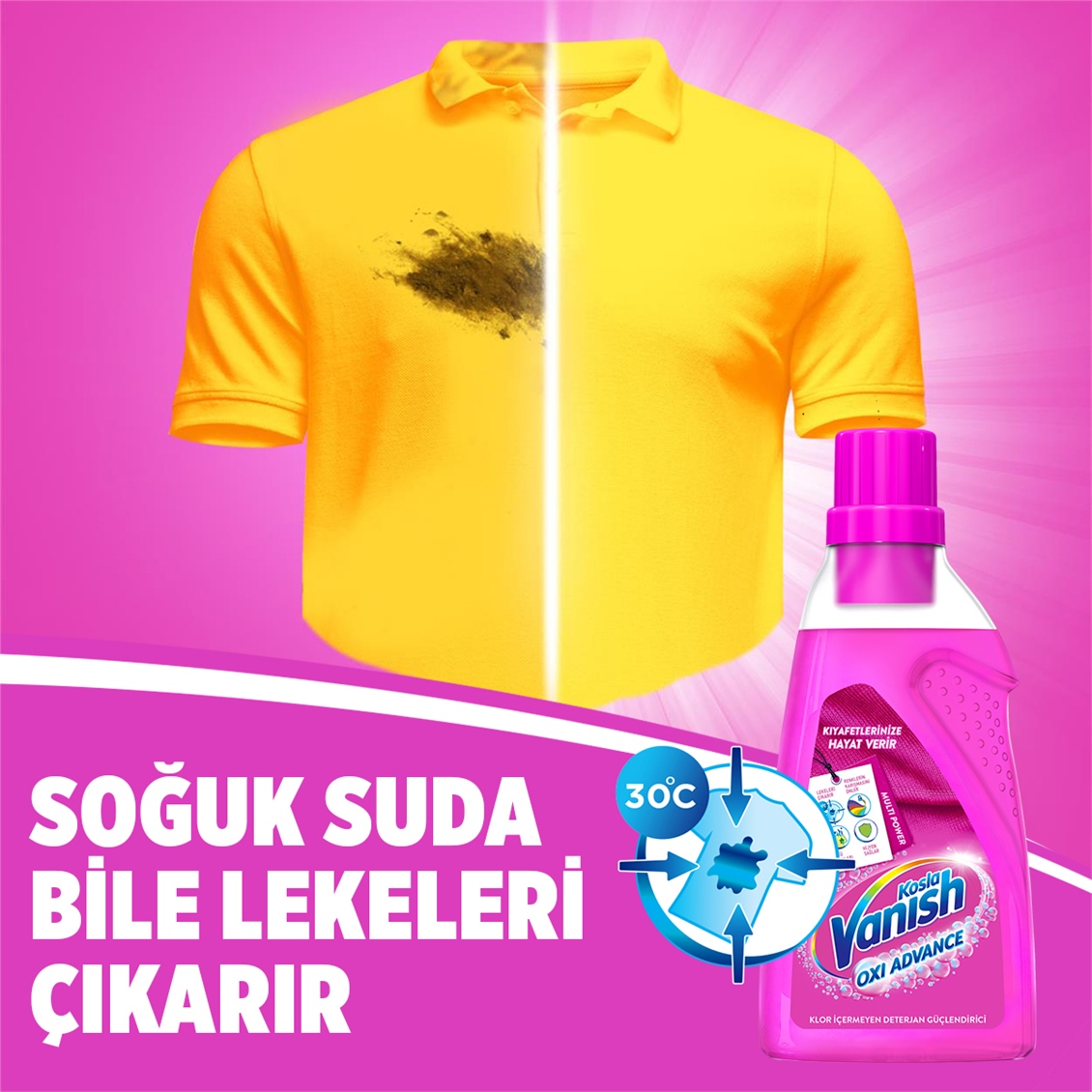Vanish Multipower Leke Çıkarıcı & Deterjan güçlendirici 750 ml