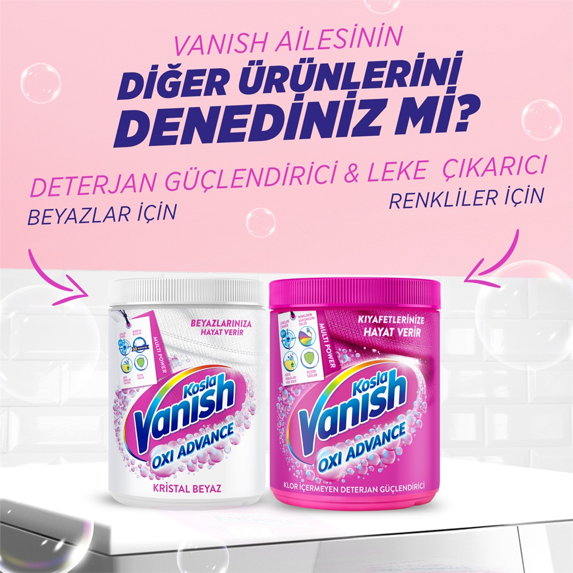 Vanish Multipower Leke Çıkarıcı & Deterjan güçlendirici 1500 ml