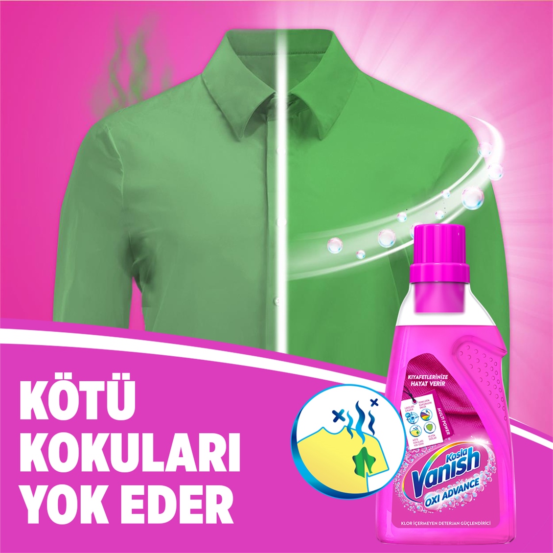 Vanish Multipower Leke Çıkarıcı & Deterjan güçlendirici 1500 ml