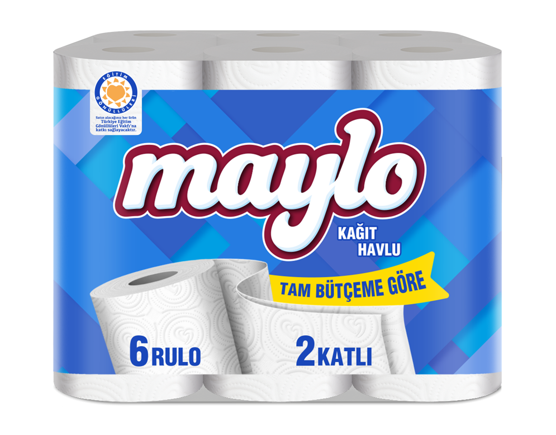 Maylo Ooo 2 Katlı Kağıt Havlu  6'lı1 Adet