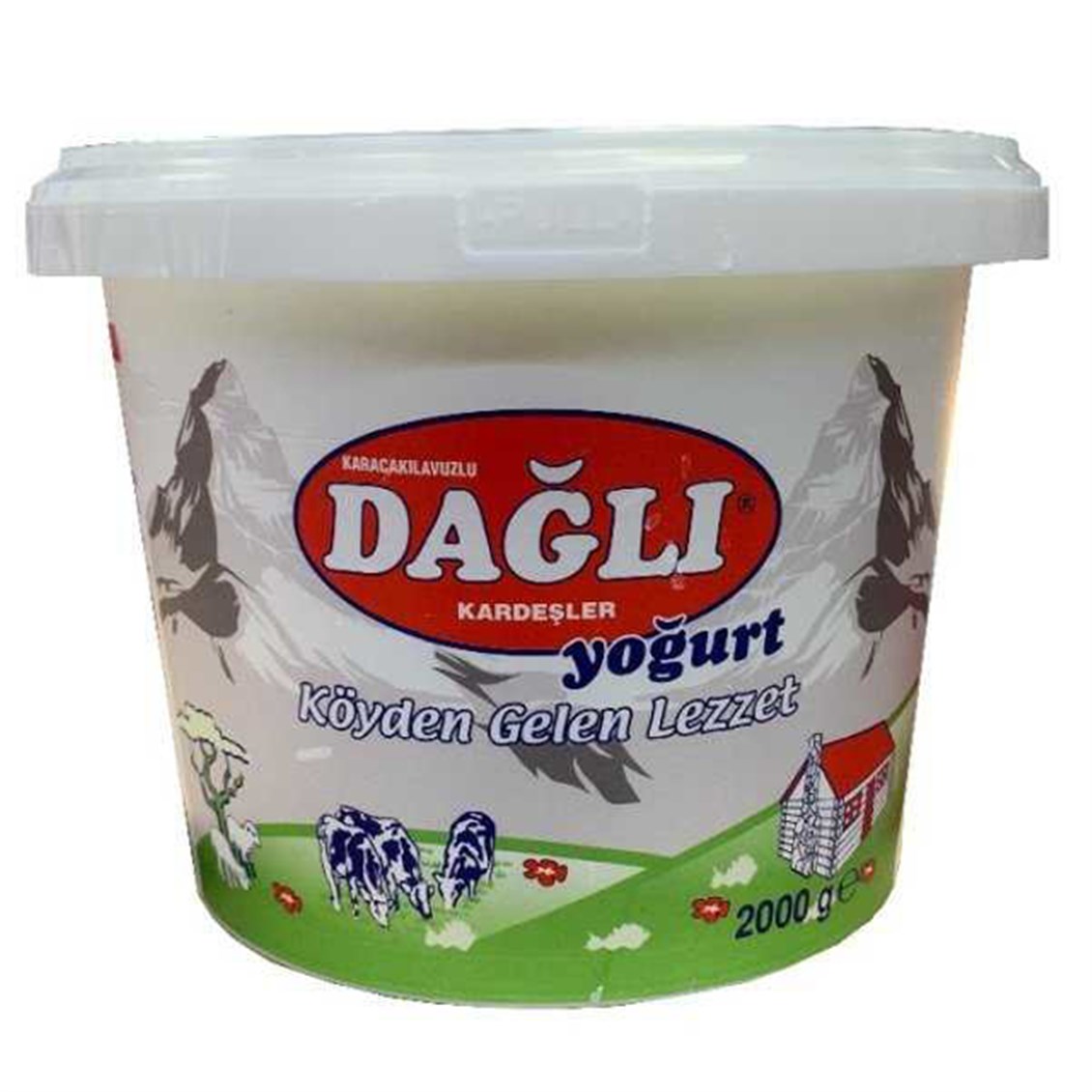 Dağlı Kardesler Tamyaglı Kaymaklı Yoğurt 2 Kg