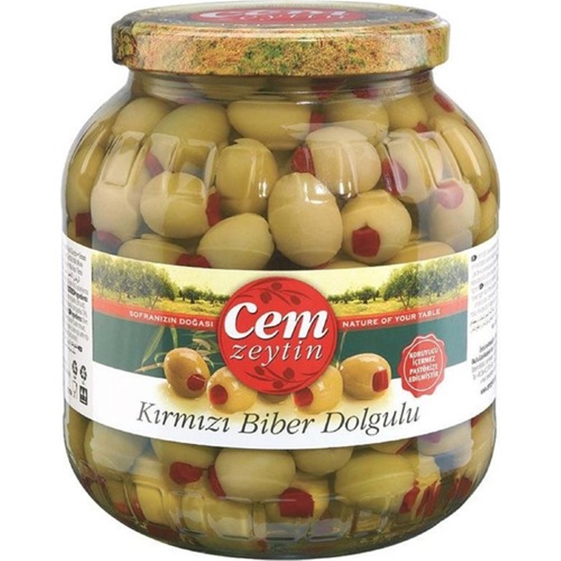  CEM YESIL BIBER.ZEYTIN 1000 GR (201-230) 