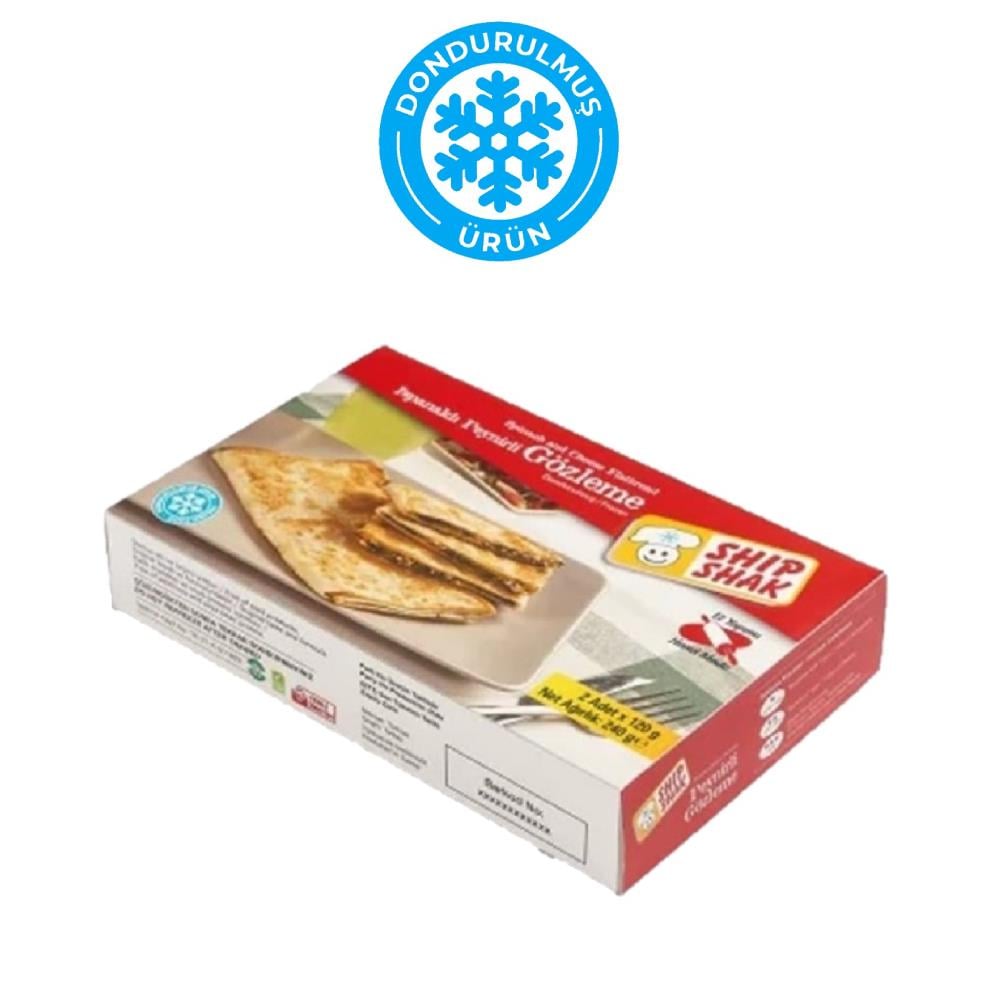 Shipshak Gözleme Ispanaklı Peynir 120 gr 4'lü