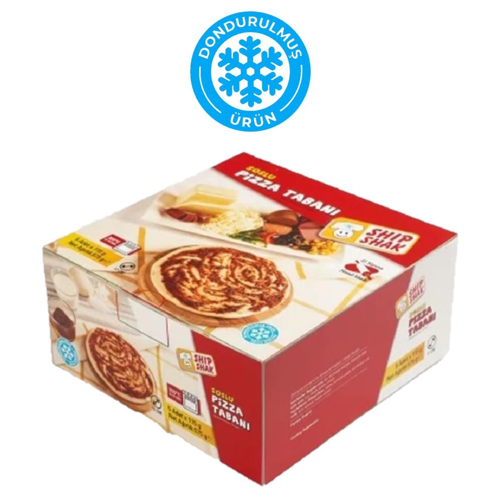 Shipshak Pizza Tabanı Soslu 17 Cm 4'lü