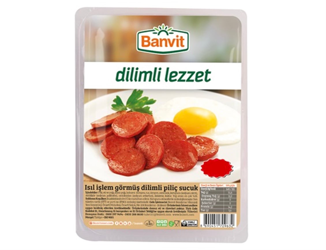 BANVIT PILIC SUCUK DILIM 1000 GR 
