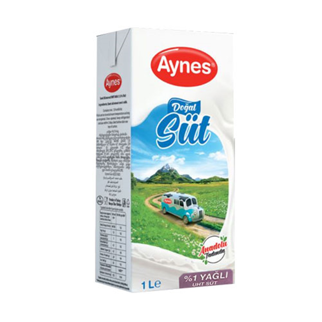  AYNES %1 YAGLI SUT 1 LT 