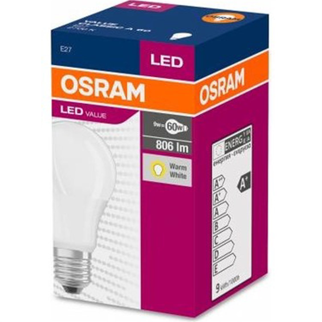 Osram Sarı Işık Led Ampul 8,5W E27