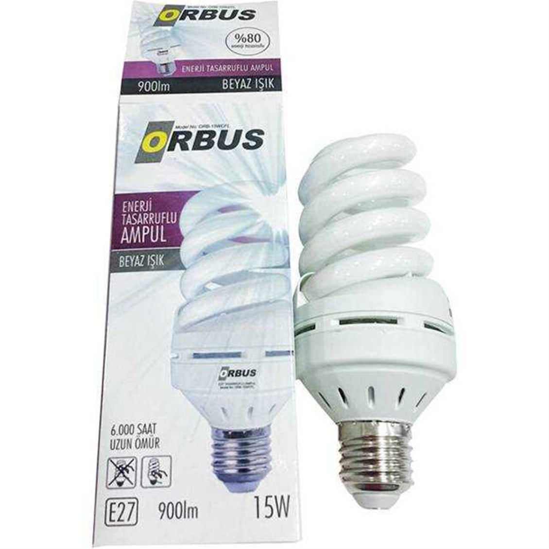 Enerji Tasarruflu Ampul 15 Watt Orbus E27