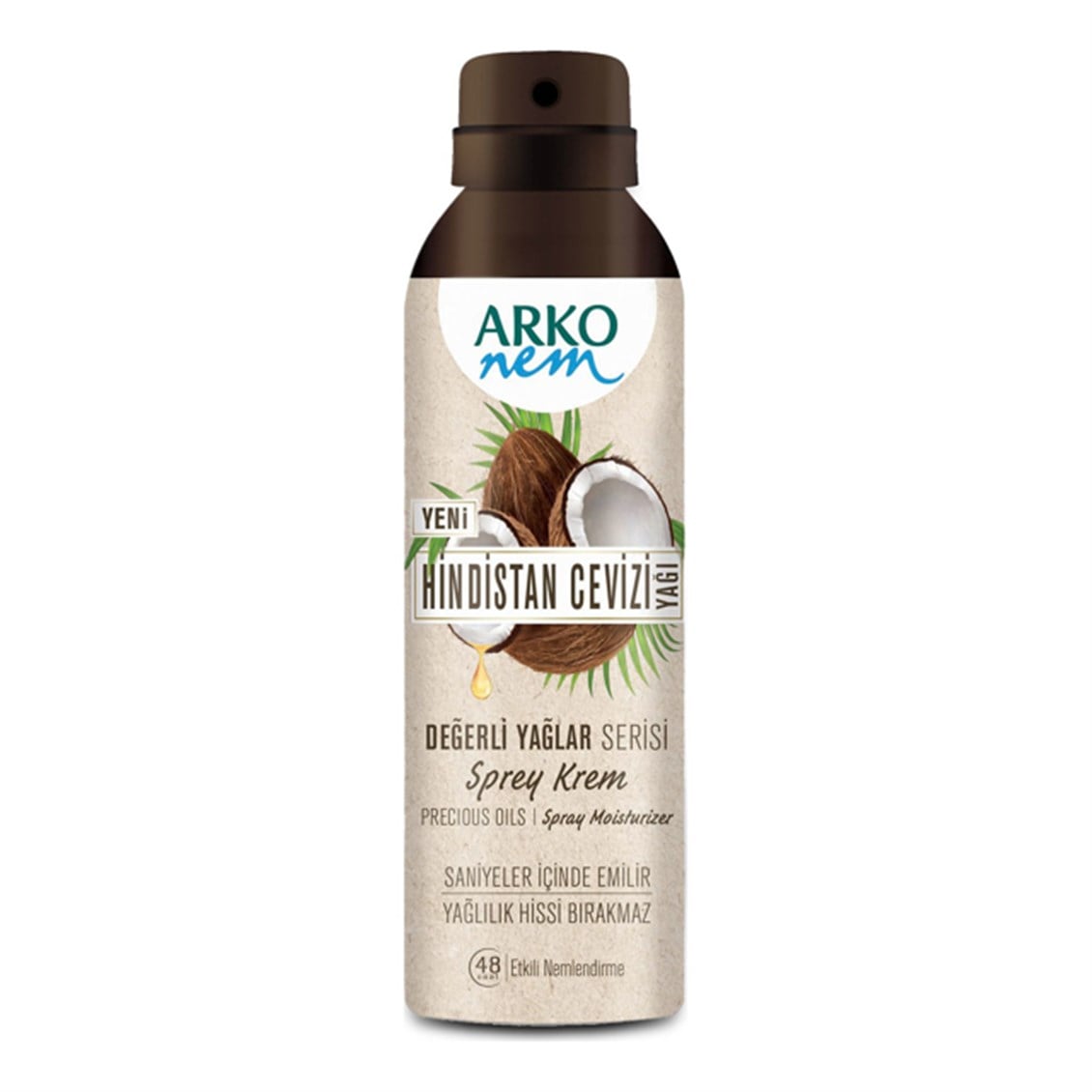 Arko Krem Sprey Hindistan Cevizi 150 ml