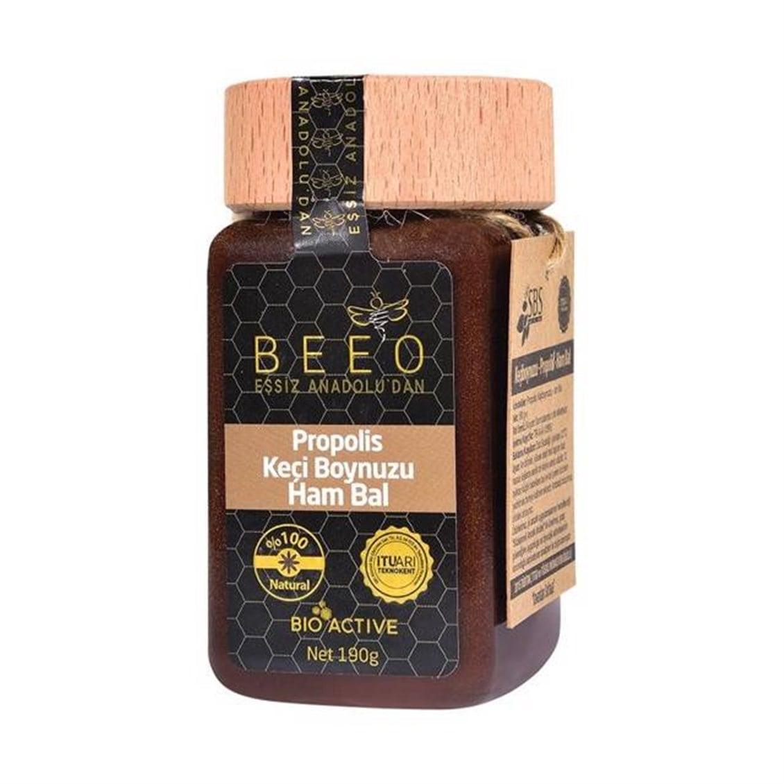 Bee'O Keçi Boynuzlu Propolis Ham Bal 190 Gr