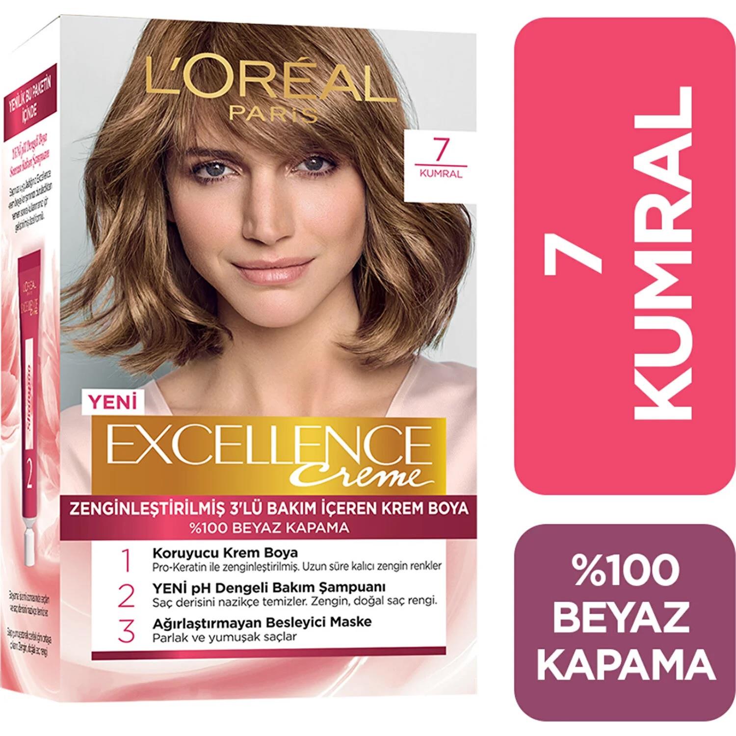 L'Oreal Paris Excellence Creme Saç Boyası - 7 Kumral