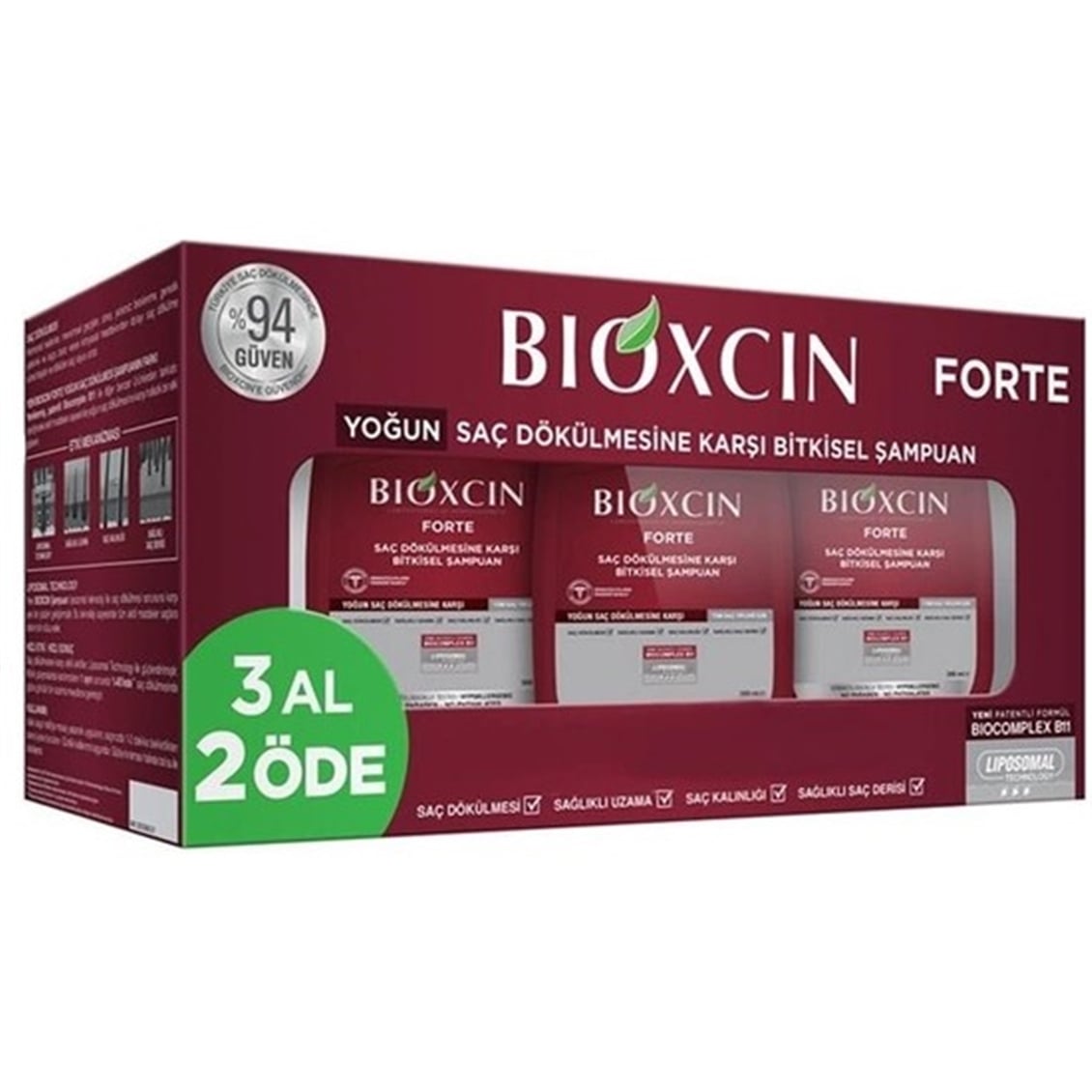  BIOXCIN FORTE SAMPUAN 300ML 3AL 2ODE 