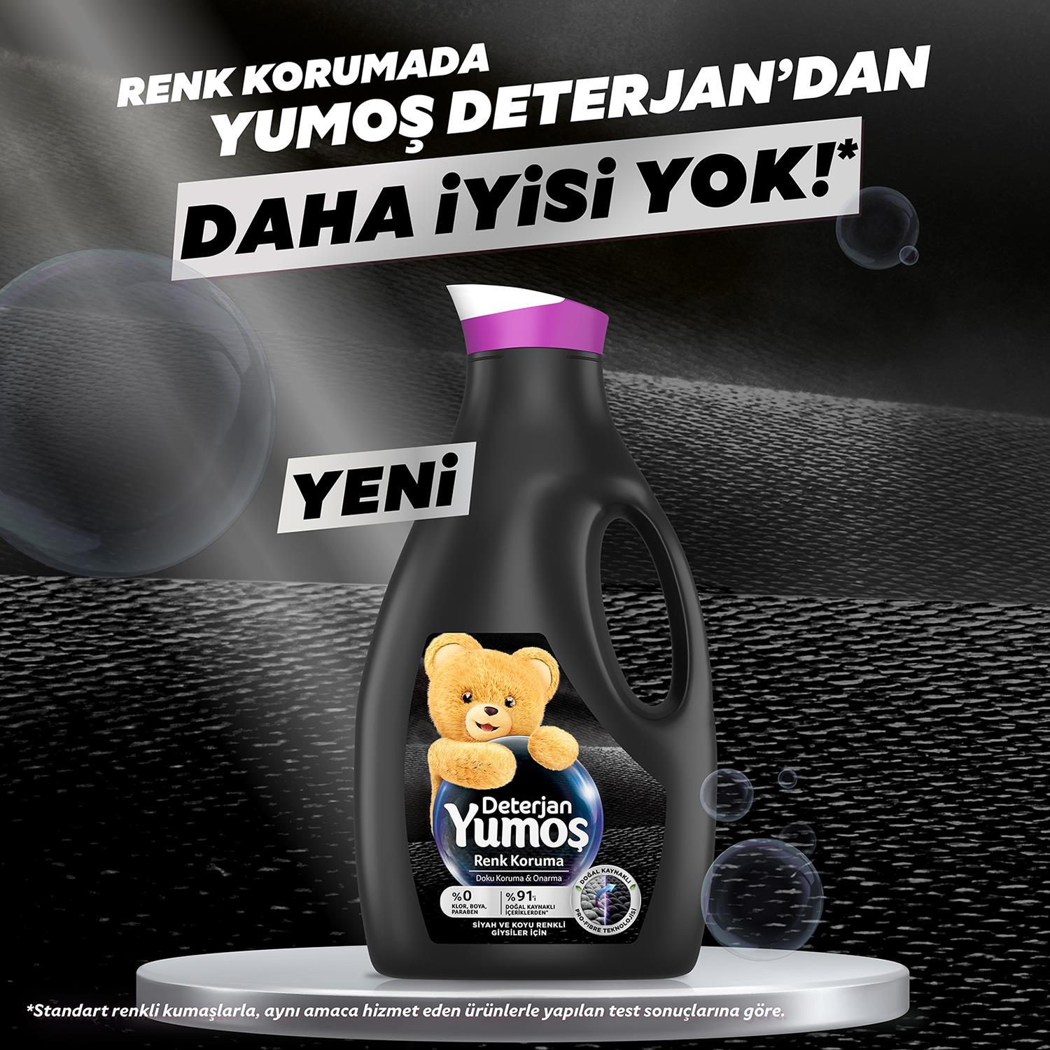 Yumoş Bakım Deterjanı Siyah 2520 ml