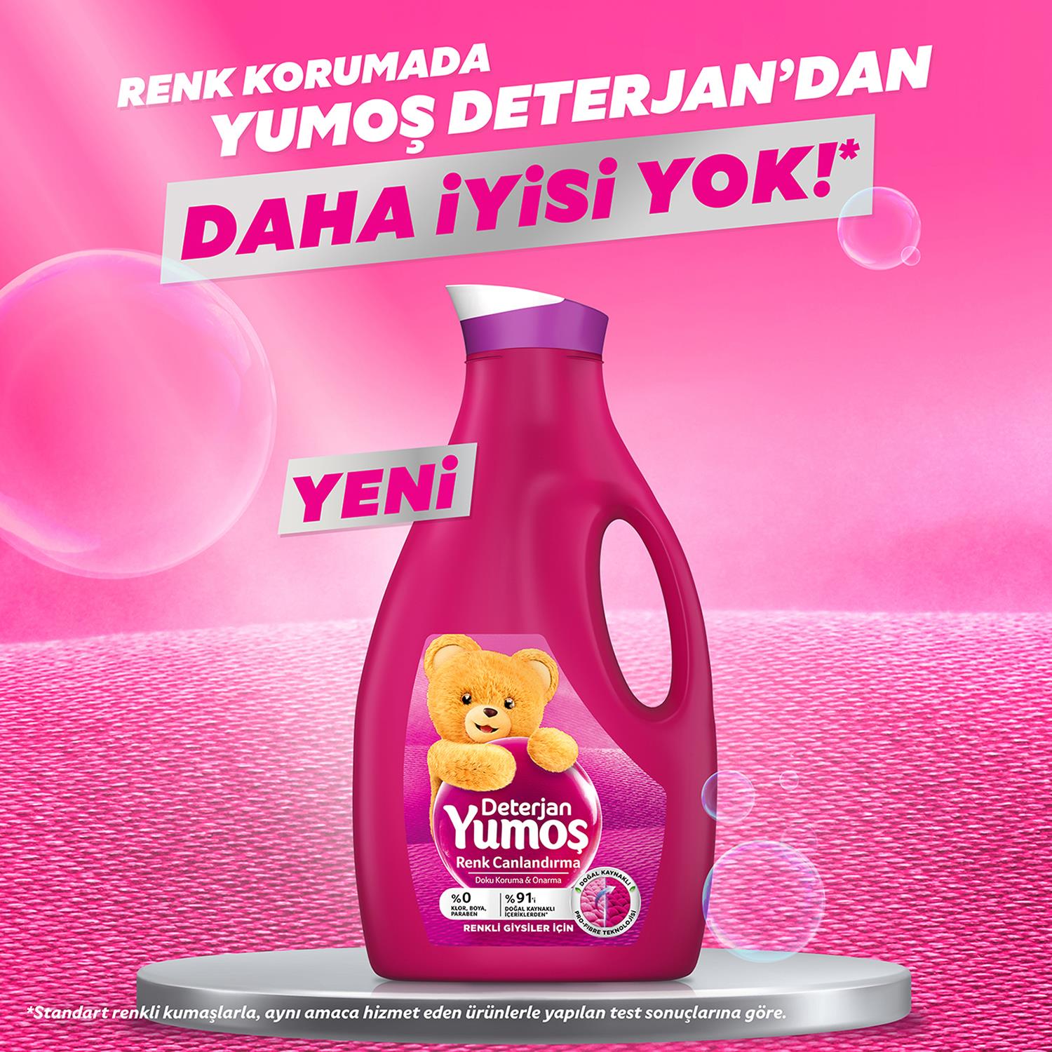 Yumoş Bakım Deterjanı Renkli 2520 ml