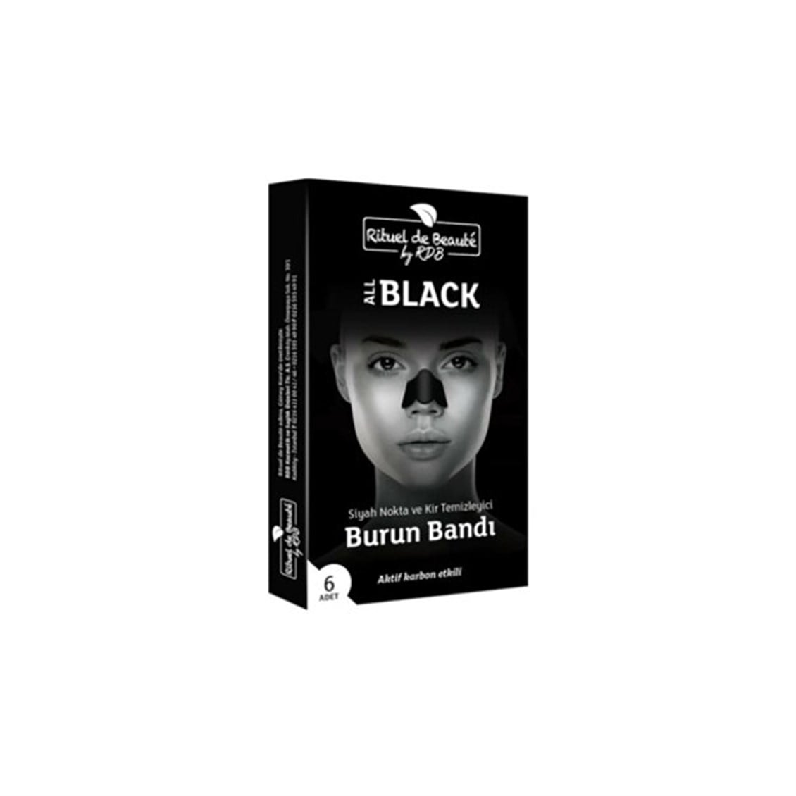 Rituel de Beaute Aktif Karbon Siyah NoktaTemizleyici Burun Bandı 6'lı