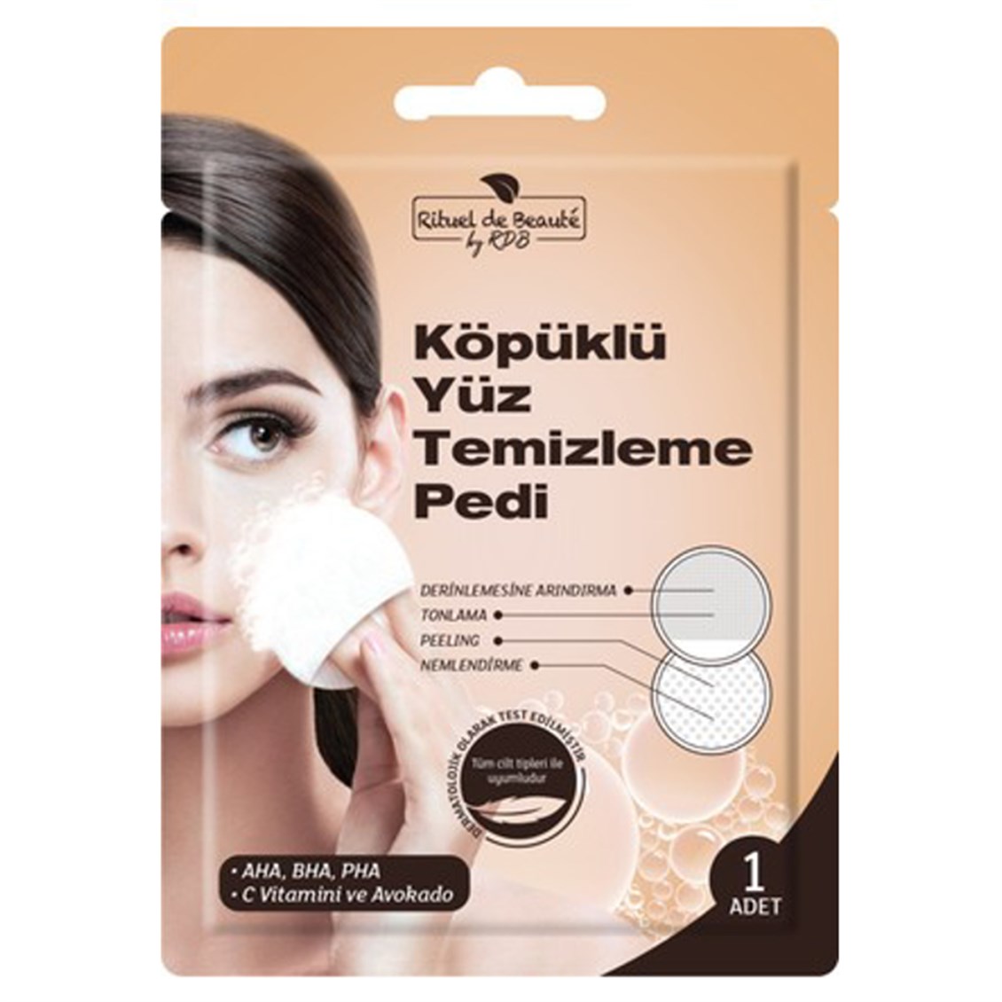 Rituel de Beaute Köpüklü Yüz Temizleme Pedi