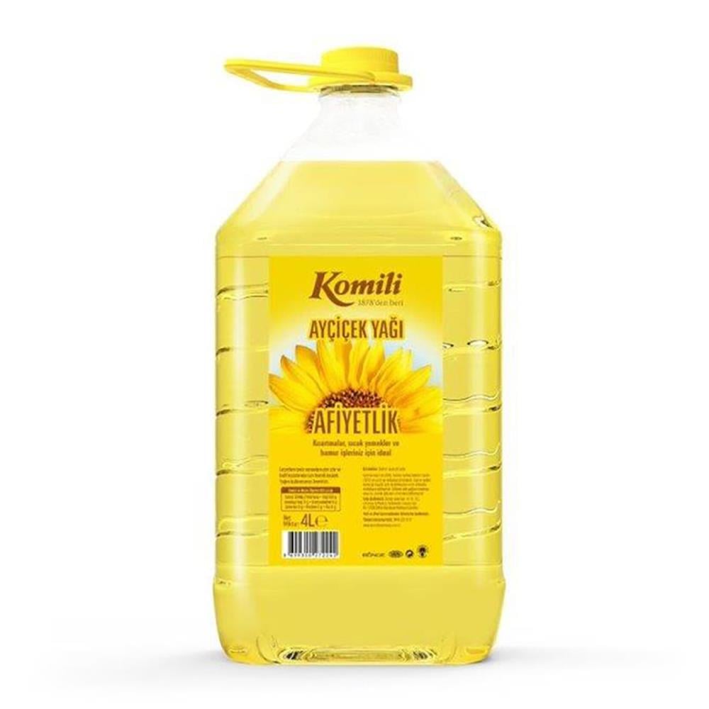 Komili Ayçiçek Yağı 4Lt