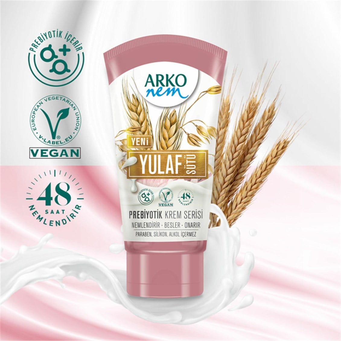 Arko Nem Krem Prebiyotik Yulaf Sütü 60ml