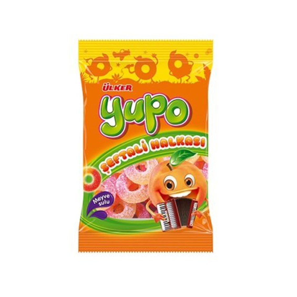 Yupo Jelly Portakal Halkası 70 Gr