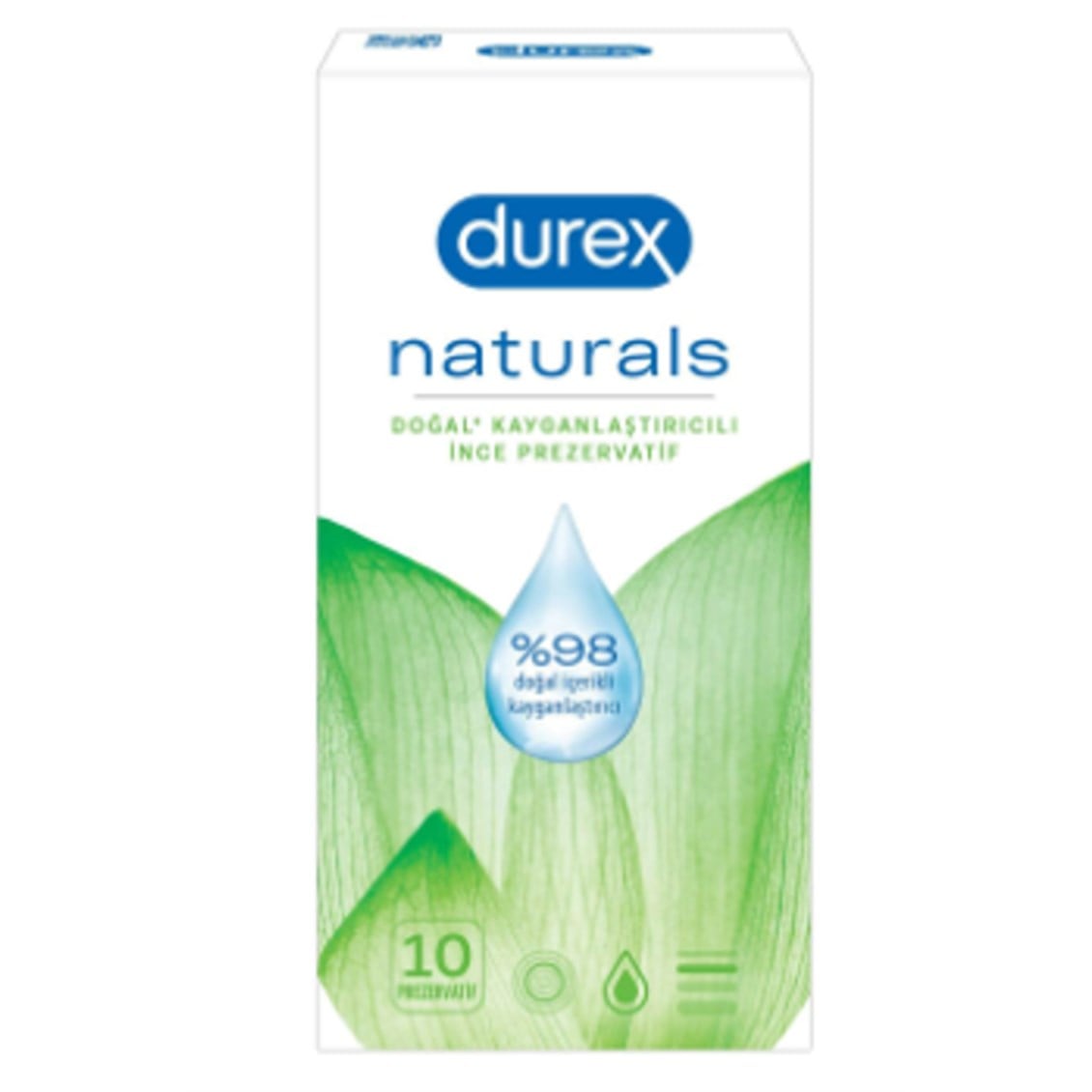Durex Naturals 10'lu Prezervatif