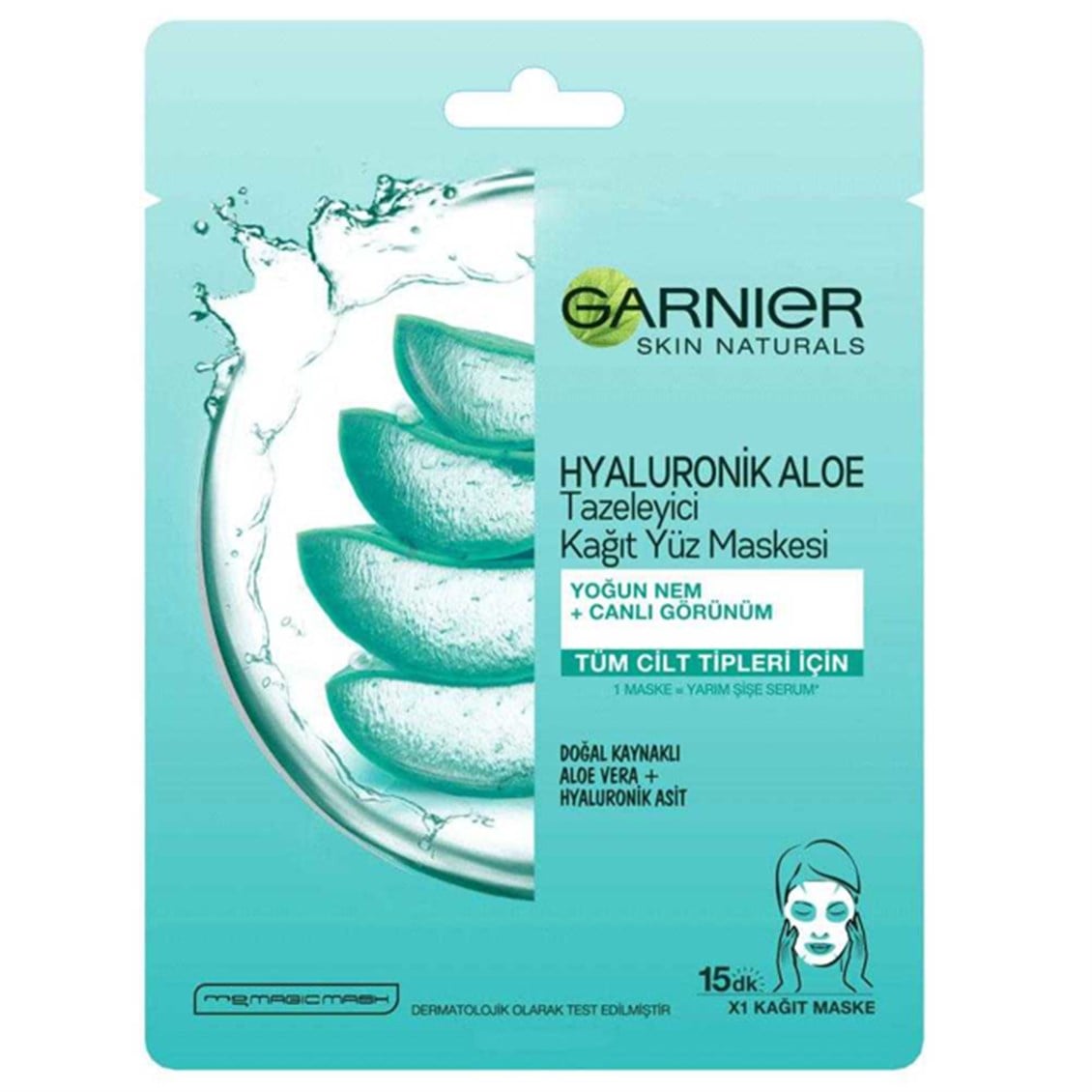  GARNIER KAGIT MASKE HYALURONIK ALOE TEM. 