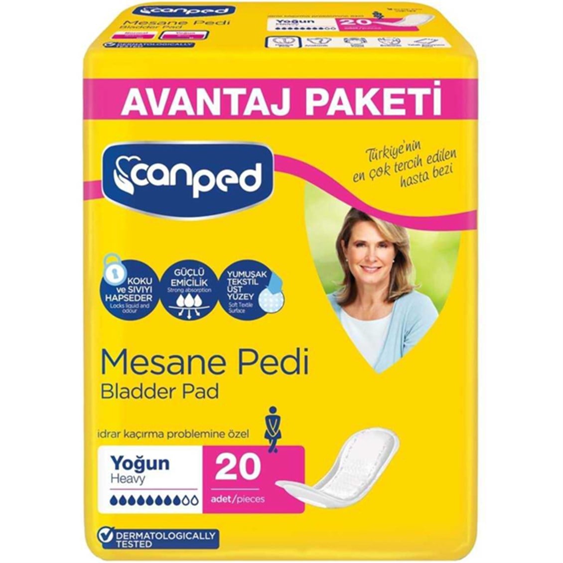 Canped Mesane Pedi Avantaj Paket Large 20 li