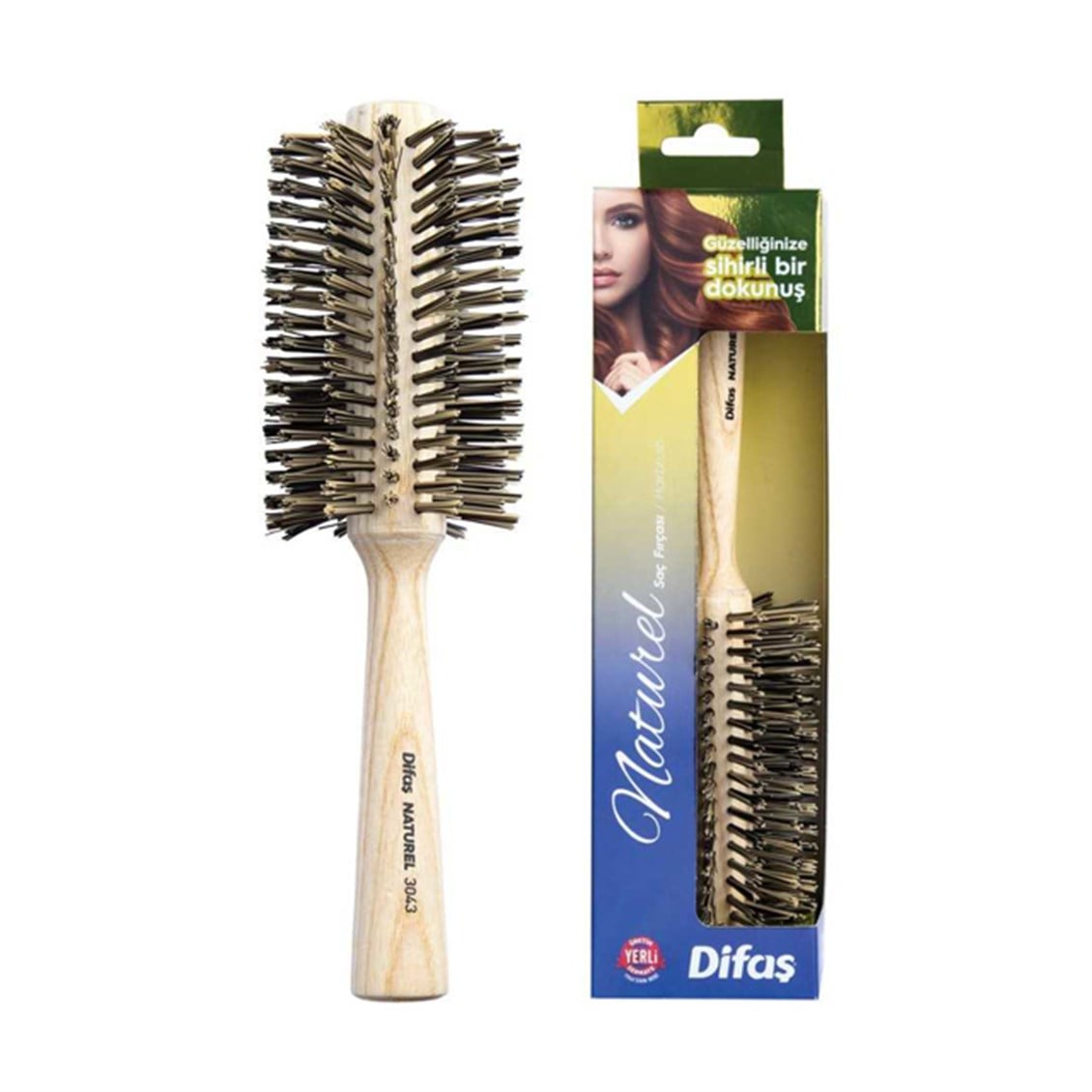 Difaş Naturel Saç Fırçası 3043