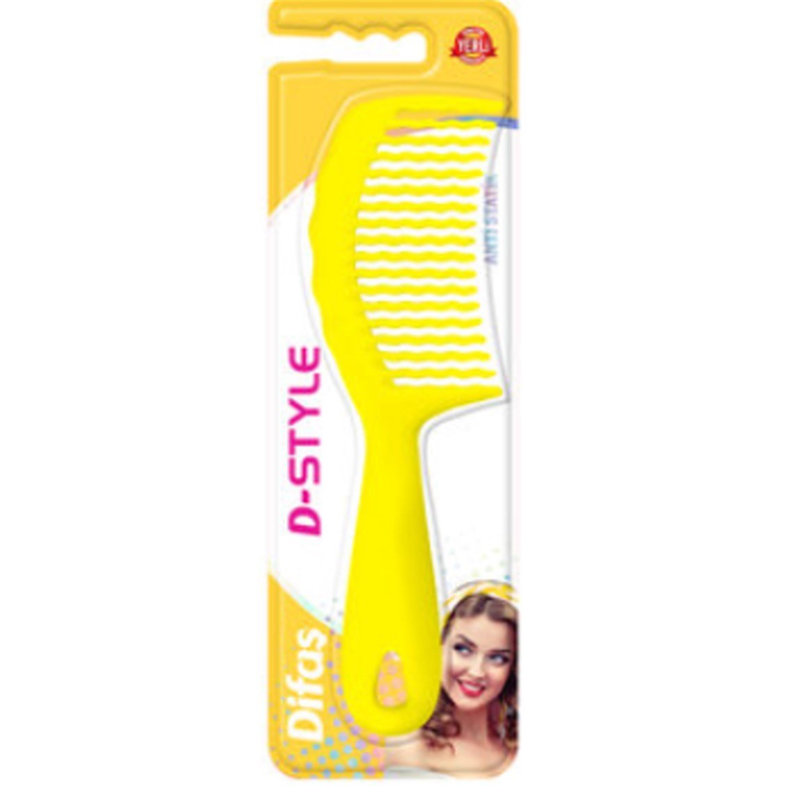 Difaş Bio Care Saplı Zigzag Tarak 3011