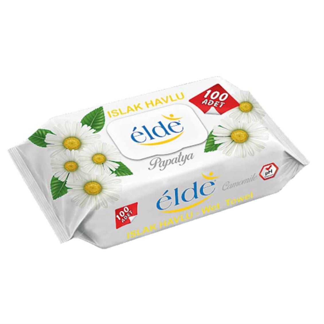 Elde Islak Mendil 100'lü Papatya/Lavanta