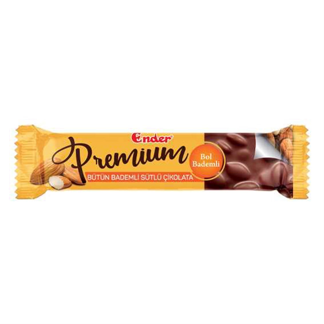 Ender Premium Sütlü Bademli Çikolata 75 Gr