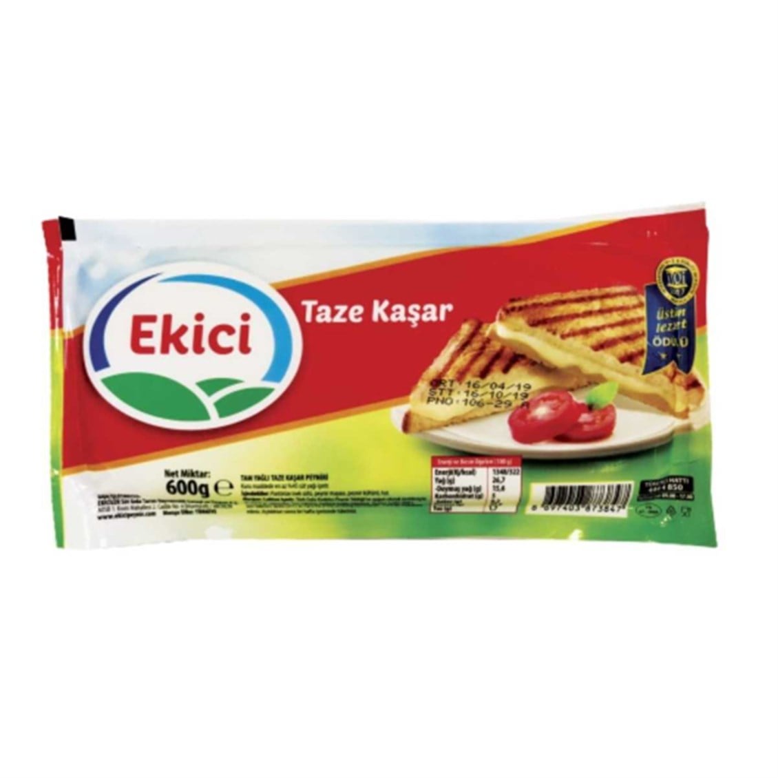  EKICI TAZE KASAR PEYNIRI 600 GR 
