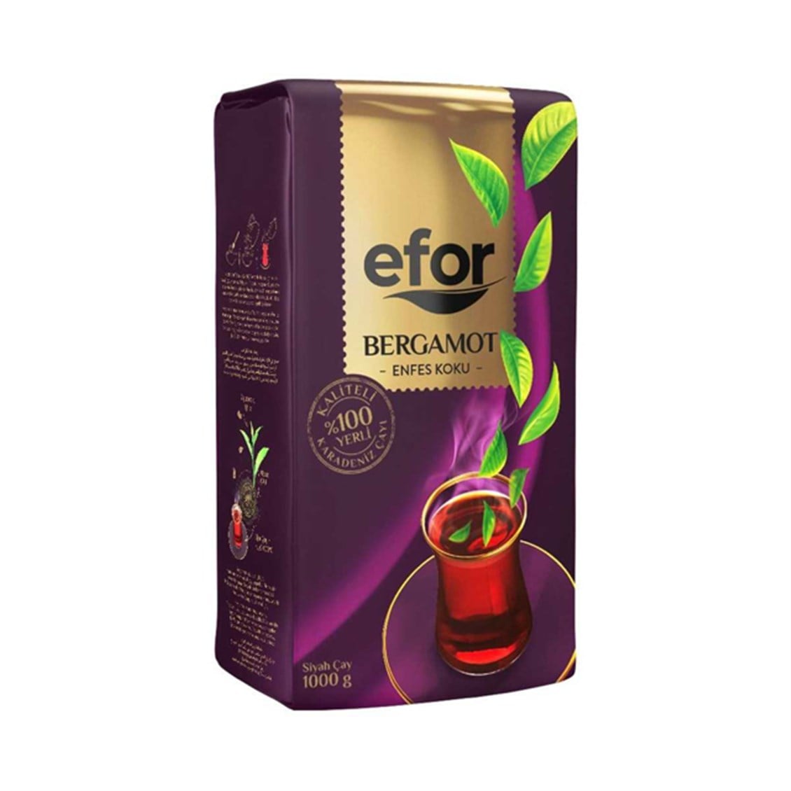 Efor Bergomatlı Siyah Dökme Çay 1000 Gr