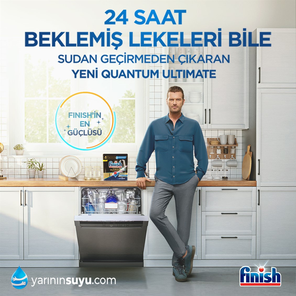 Finish Quantum Ultimate 60 Kapsül Bulaşık Makinesi Deterjanı