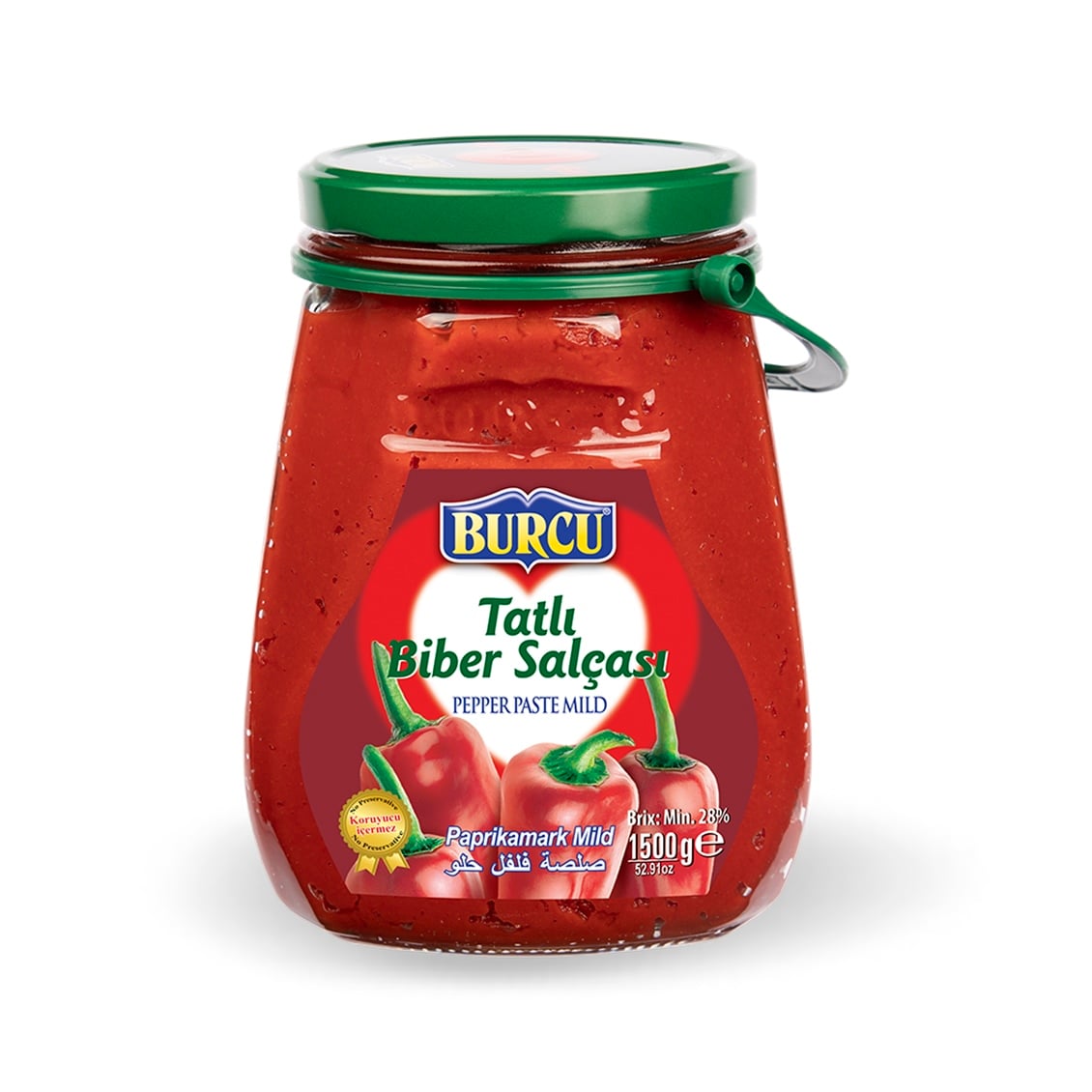  BURCU EV TIPI TATLI BIBER SALCASI 1,5 KG 