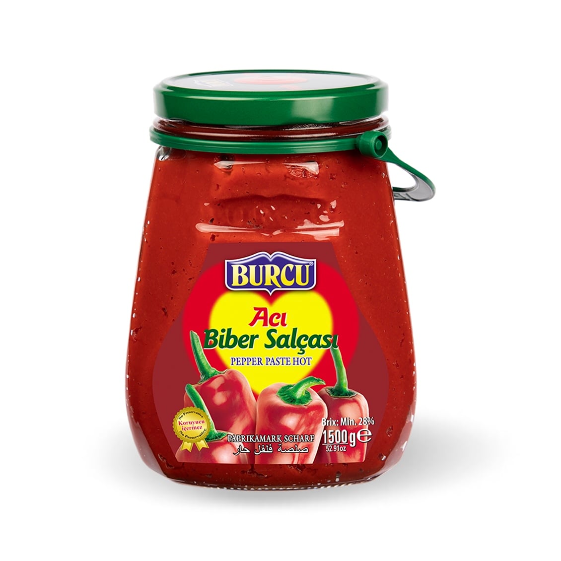  BURCU EV TIPI ACI BIBER SALCASI 1,5 KG 