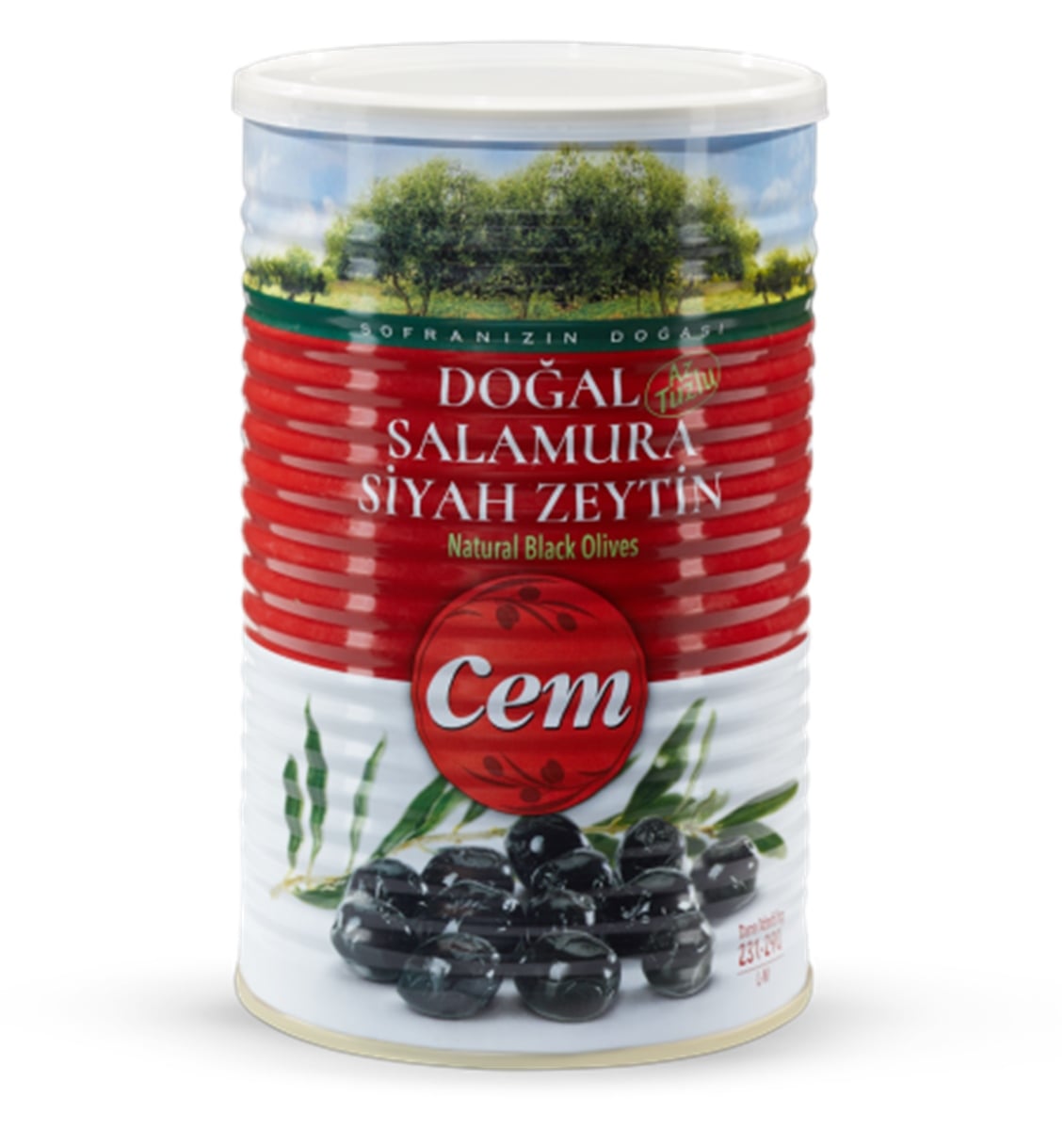  CEM AZ.TUZ. SIYAH ZEYTİN(231-290) 800G 